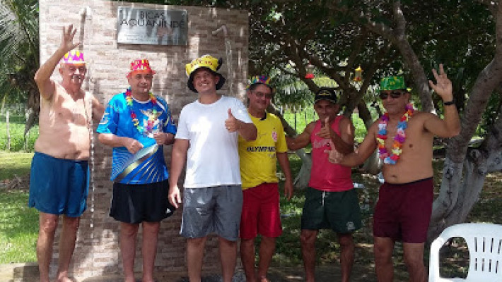 Canindé Correia e amigos, perto das Bicas Aquanindé