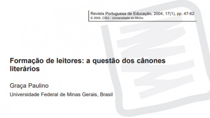 Palavra de especialista: Graça Paulino - Formação de leitores: a questão dos cânones literários