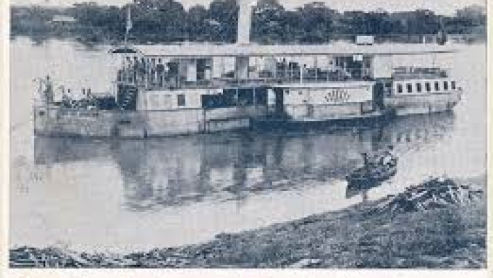 Vapor João de Castro, por muitos anos navegou no rio Paranaíba.