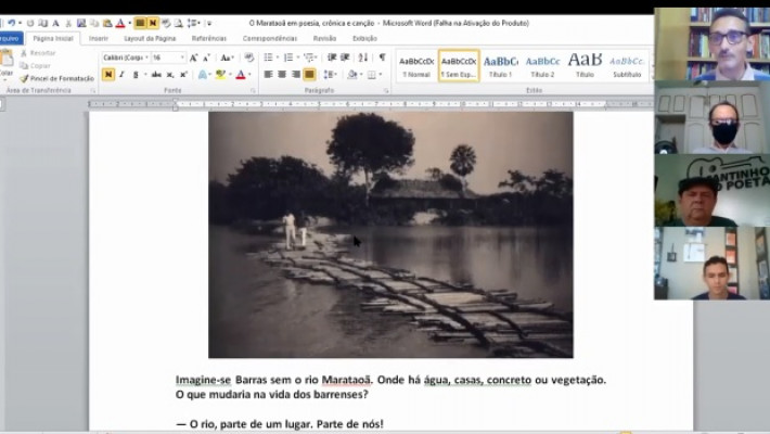 Dílson Lages Monteiro comentou as representações do rio Marataoã na literatura.
