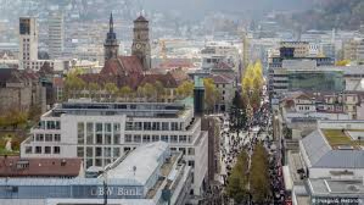 Stuttgart, Alemanha, onde faleceu o biografado.