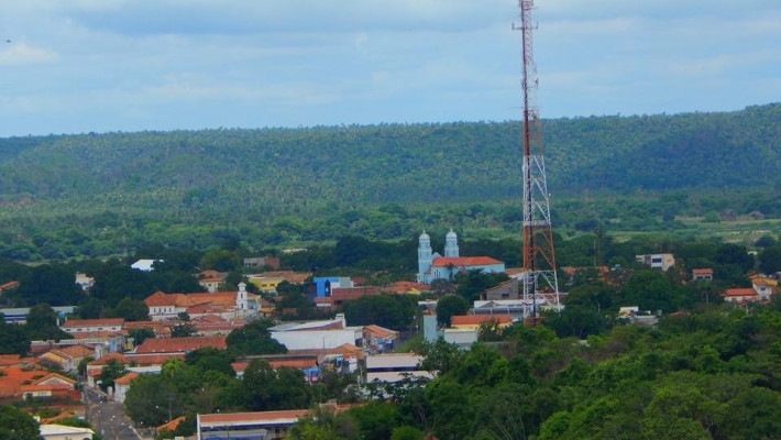 Vista parcial da cidade de União, antiga vila do Estanhado.