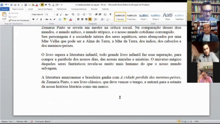 Veja como foi Leituras Compartilhadas de A Cidade Perdida dos Meninos-Peixe