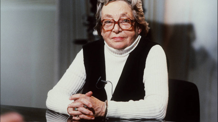 Marguerite Duras em Paris, em 1984 (Platiau/AFP)