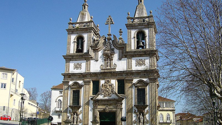 Igreja matriz de São Pedro, em Vila Real, Trás-os-Montes e Alto Douro, Portugal.
