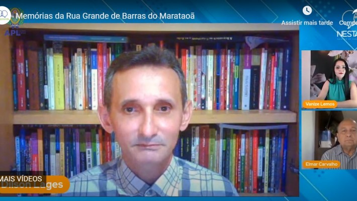 Dílson Lages, Vanize Lemos e Elmar Carvalho