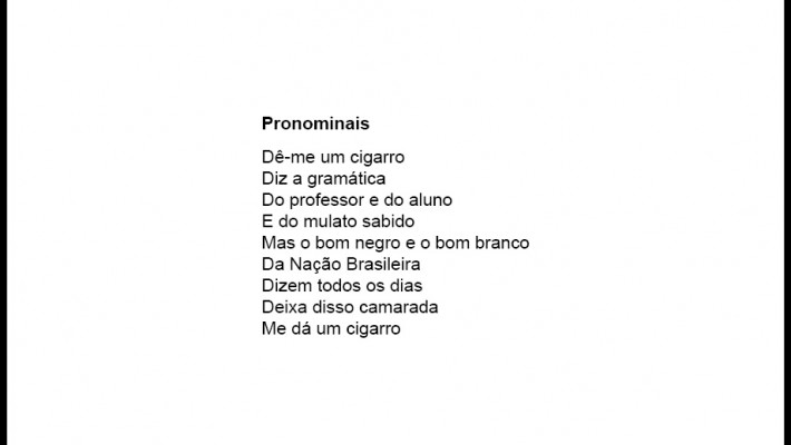 Pronominais