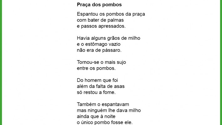 Praça dos pombos