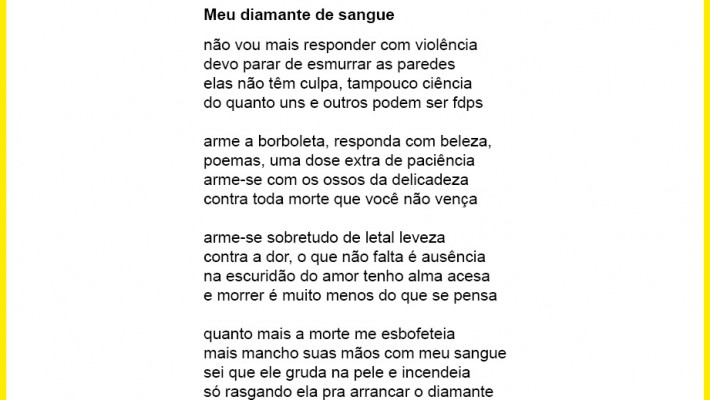 Meu diamante de sangue