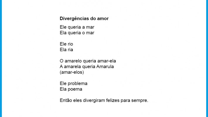 Divergências do amor