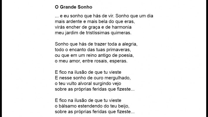 O Grande Sonho