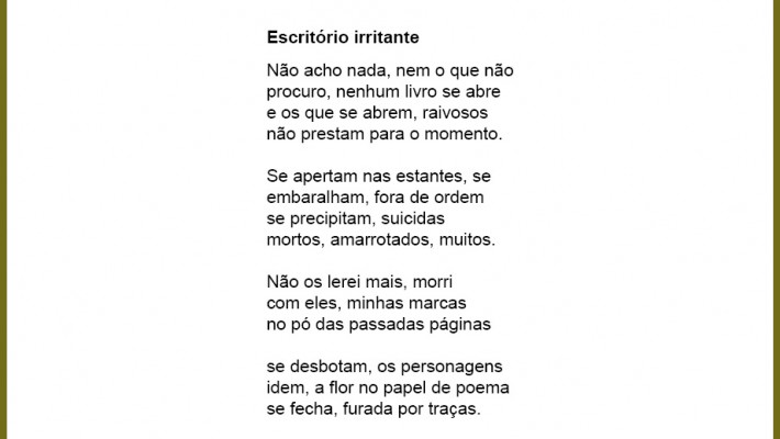 Escritório irritante