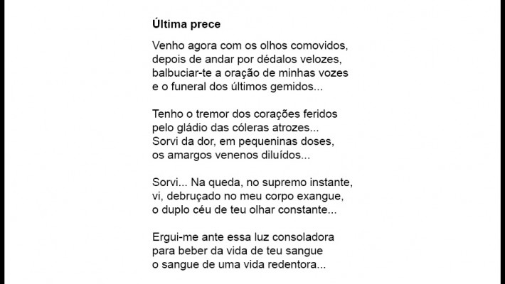 Última prece
