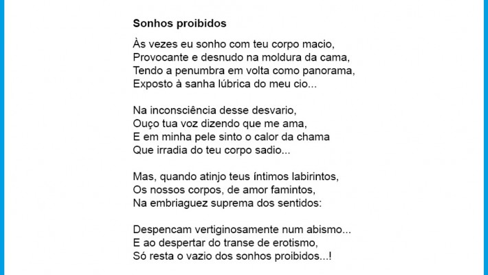 Sonhos proibidos