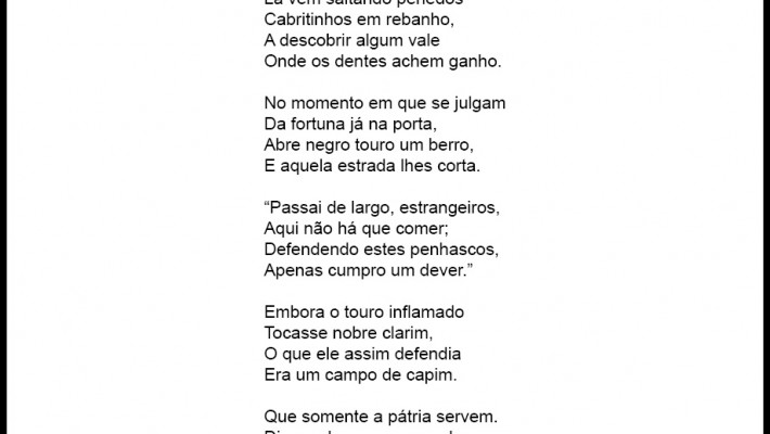 O touro e os cabritos