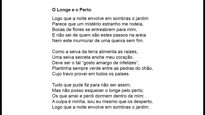 O Longe e o Perto