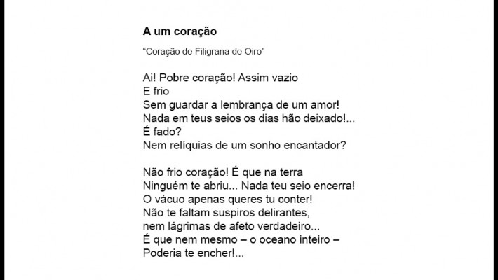 A um coração