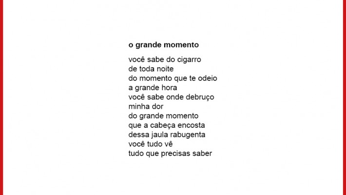o grande momento