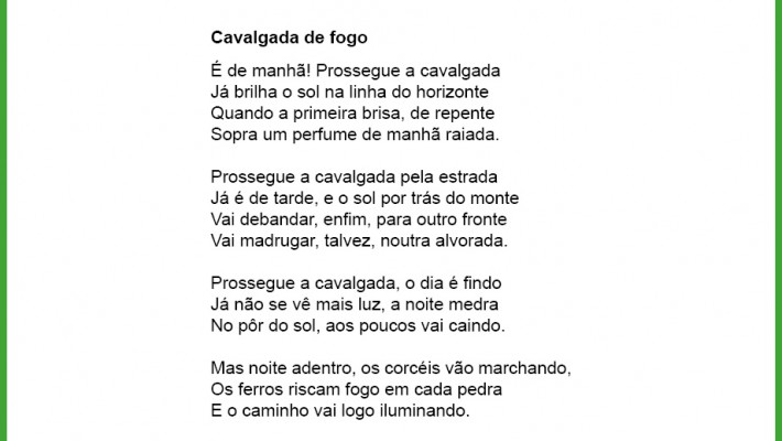 Cavalgada de fogo