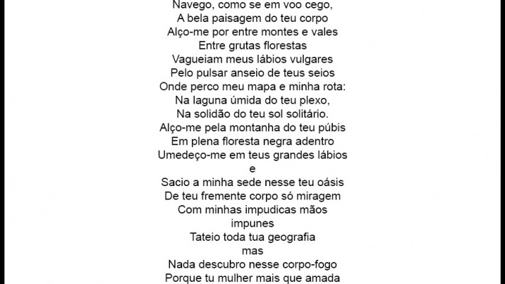 Poema da amada