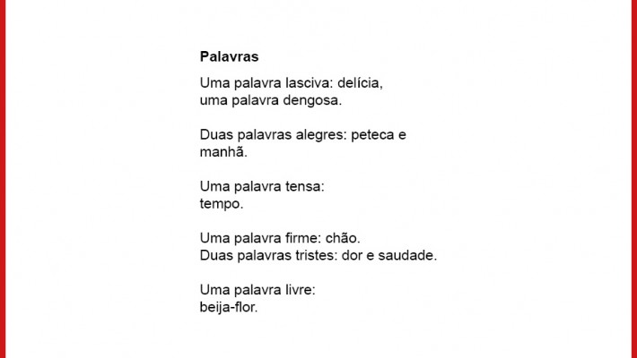 Palavras