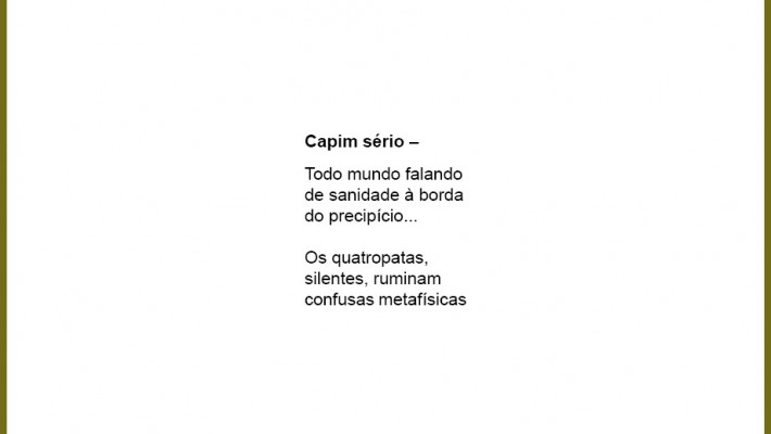 Capim sério