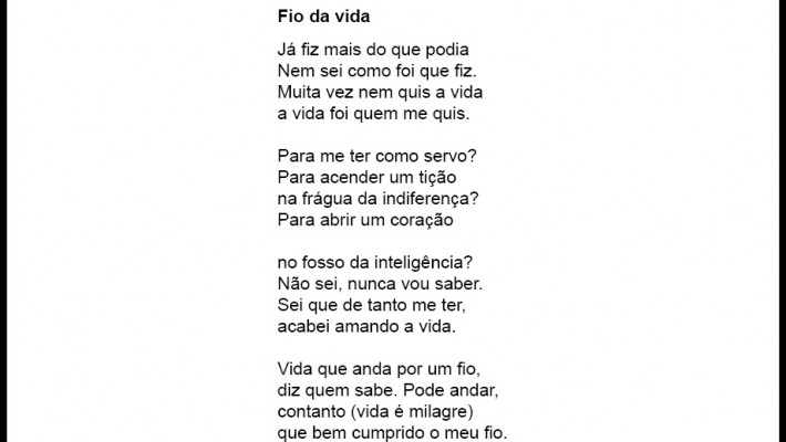 Fio da vida