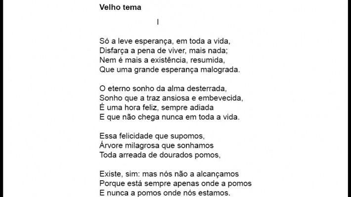 Velho tema