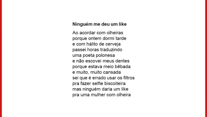 Ninguém me deu um like