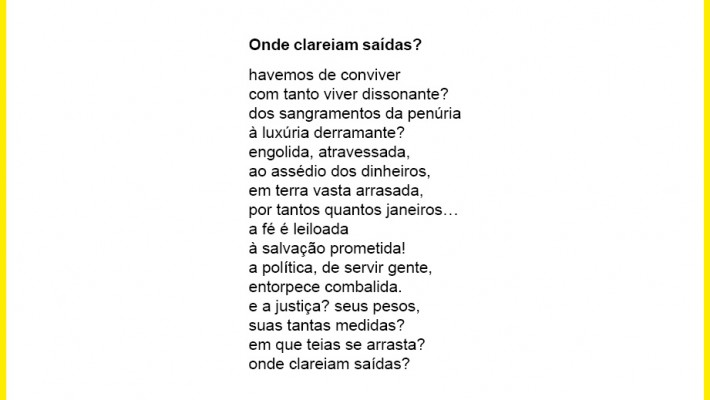 Onde clareiam saídas?