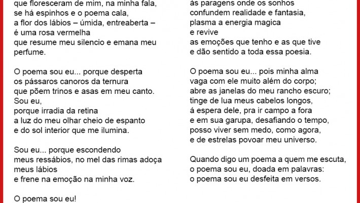Quando digo um poema