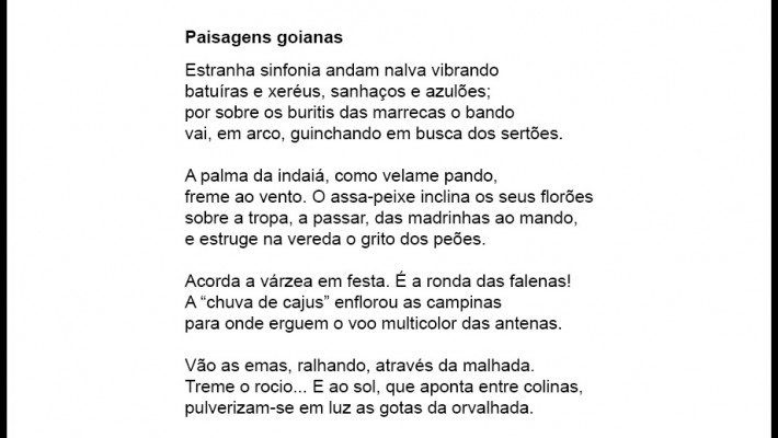 Paisagens goianas