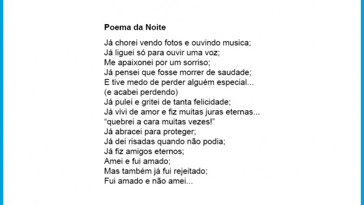 Poema da Noite