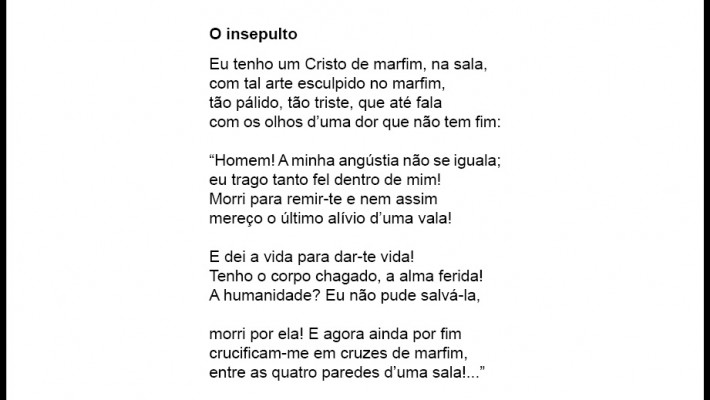 O insepulto