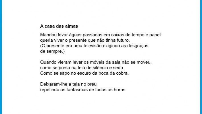 A casa das almas
