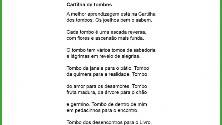Cartilha de tombos