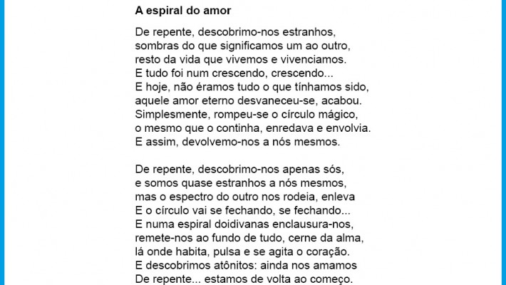 A espiral do amor