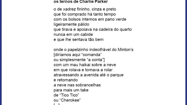 os ternos de Charlie Parker