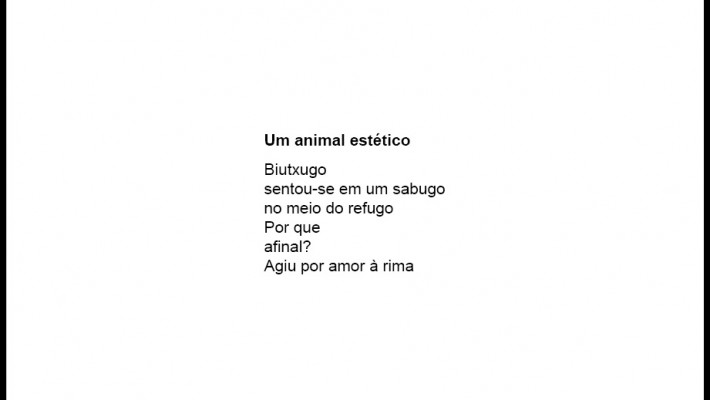 Um animal estético