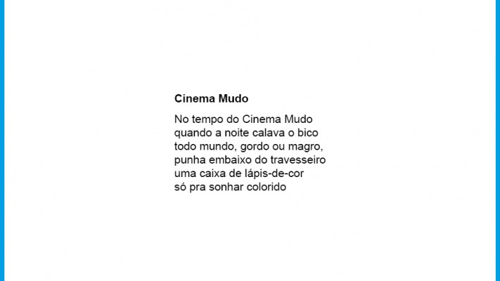 Cinema Mudo