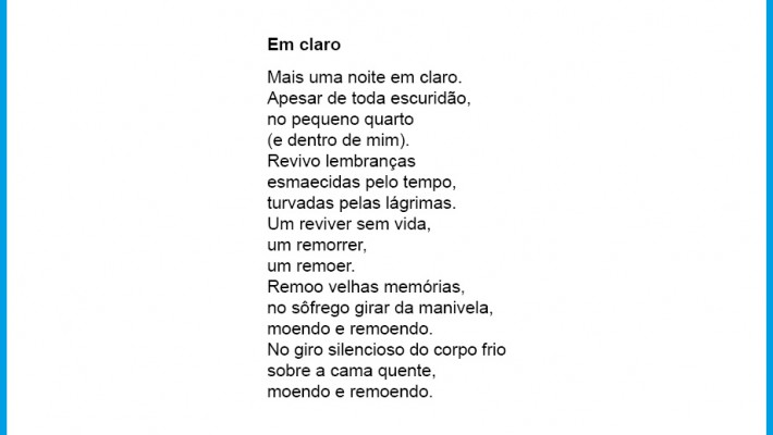 Em claro