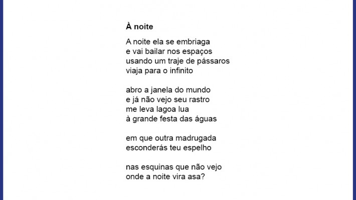 À noite