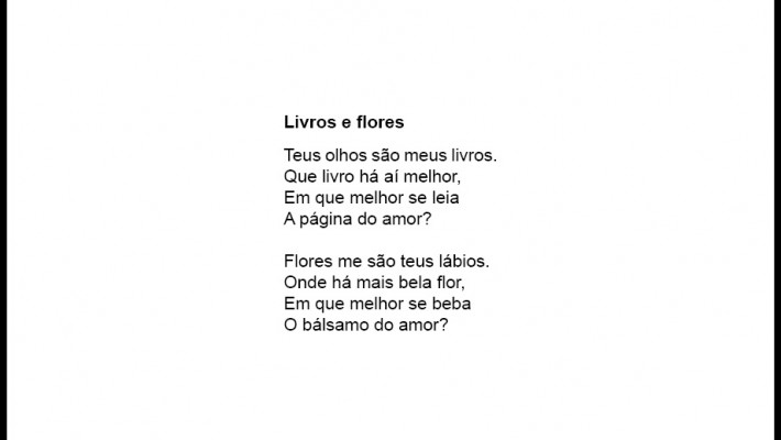 Livros e flores
