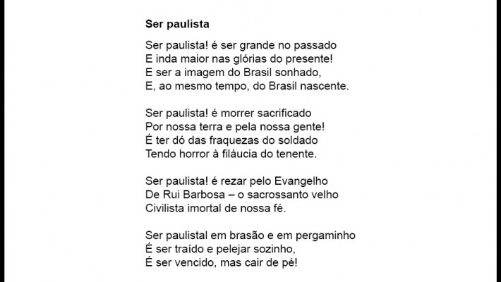 Ser paulista