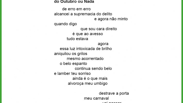 de Outubro ou Nada