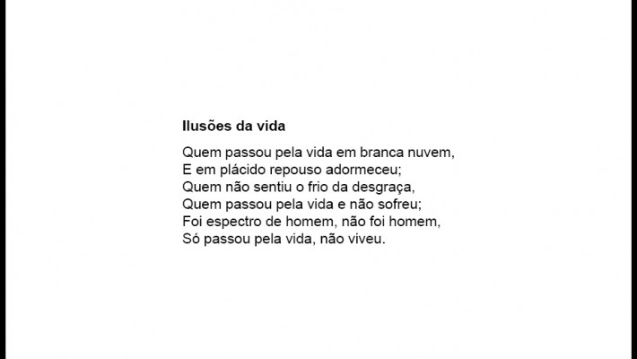 Ilusões da vida