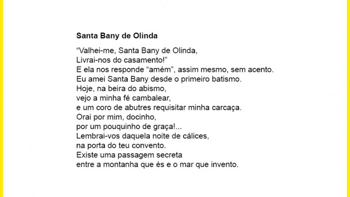 Santa Bany de Olinda