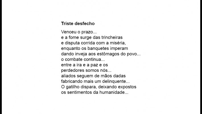 Triste desfecho