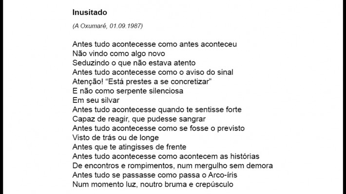 Inusitado