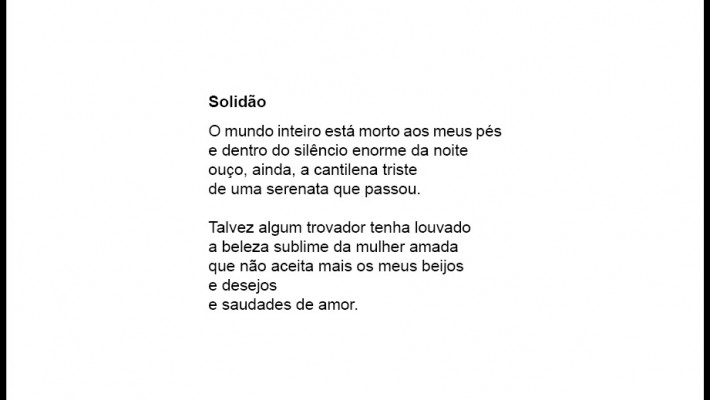 Solidão